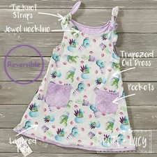 NEW Pete  Lucy Girls Cacti Oasis 2 in 1 Dress Size 6/6x Kid Boutique Outfit