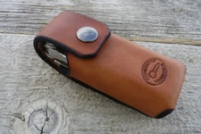 Leather Sheath for Leatherman WAVE. One Piece Riveted Design