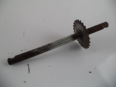 1987 Daelim Trac Grimeca Rear Axle With Sprocket