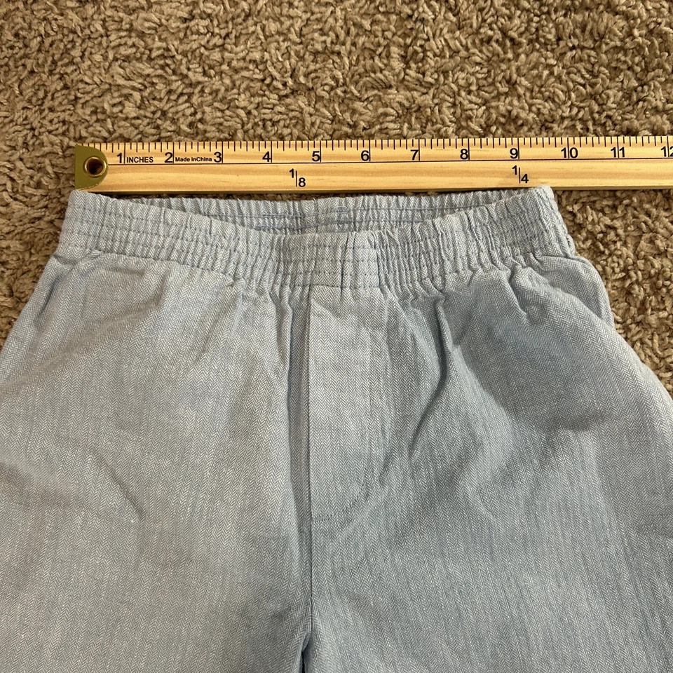 Pantalones de vestir IZOD azul claro para niños talla 7 cintura elástica regular Foto 4 de 4