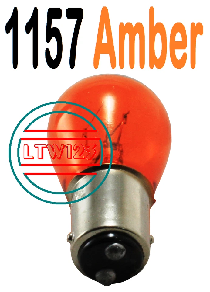 (10) 1157, 2057, 2357 Amber Turn Signal Bulb 12v  - Image 3 of 3