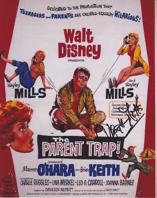 Hayley Mills HAND SIGNED 8x10 Foto Autogramm, The Parent Trap, Pollyanna, Act G