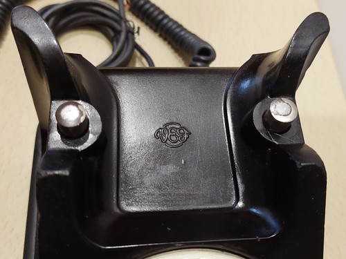 Soviet Union Black bakelite rotary Telephone VEF №27 . USSR Original . - Picture 13 of 18
