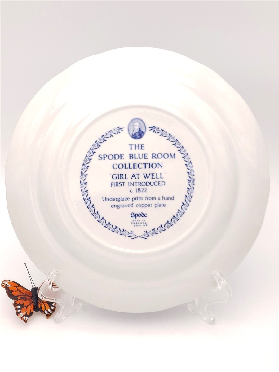 Spode Girl At Well Dinner Plate Blue Room Collection - w/ Hanger