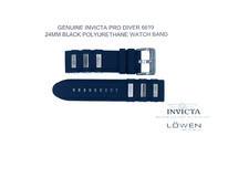 Brand New Invicta Pro Diver 6619 Black Polyurethane 24MM Watch Band