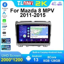 For Mazda8 MPV 2011-2015 CarPlay Screen Car Radio Android GPS Multimedia Player
