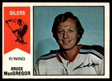 1974-75 O-Pee-Chee WHA #2 Bruce MacGregor Edmonton Oilers NM-MT