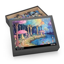 Puzzle jigsaw,  500-Piece 16 x 20, Whimsical, Forest, Fantasy, family , gift