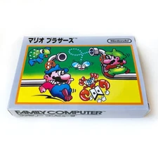 MARIO BROS. Brothers - Empty box Famicom replacement spare game case with tray