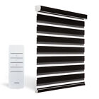 Motorized Zebra Blind 85% Blackout Roller Shade Waterproof Window Treatment