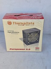 ThermalTake PurePower 500W ATX 12v 2.0 W0120RU Power SUPPLY. SEALED.
