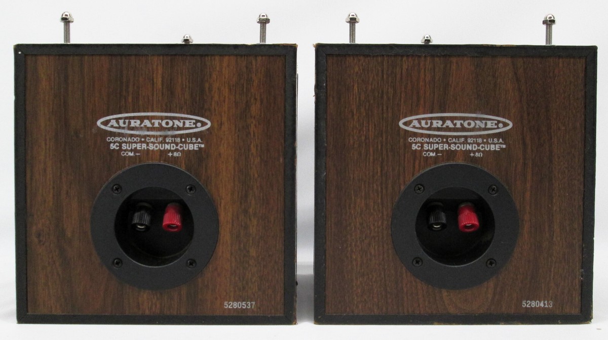 PAIR of Auratone 5C Super Sound Cube Passive Studio