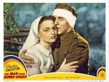 The Man From Down Under Lobby Card Donna Reed Richard Carlson 1943 Old Photo
