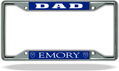 Emory DAD License Plate Frame