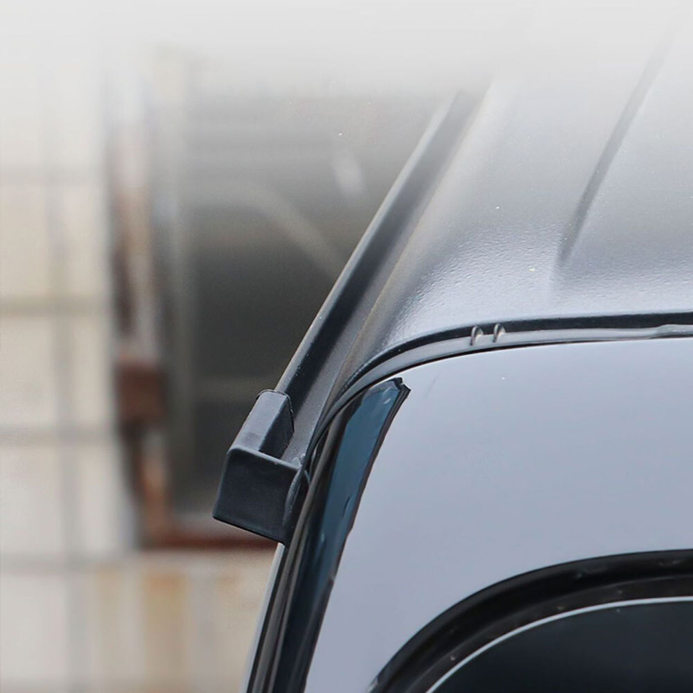 Black Water Rain Gutter Extension for Jeep Wrangler JL 2018-2021 Accessory