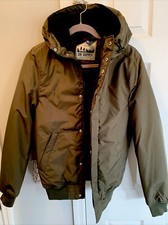 Women  s H M Divided Premium Olive Hooded Lined Jacket XS SO COZY 