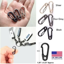 10PCS 3.2MM Spring Backpack Paracord Clasps SF Clips Carabiner EDC Keychain Cilp