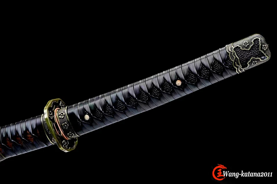 Sharp Rosewood Tachi Japanese Samurai Katana Sword Clay Tempered Folded Steel - Image 4 of 4