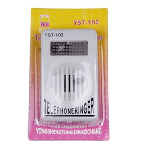 New Extra-Loud Ringer Sound Telephone Phone Amplifier Strobe Light Flasher Bell - Zdjęcie 7 z 7