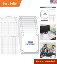 Saddle Stitch Check Registers 10-pc Set for Efficient Transaction Recording