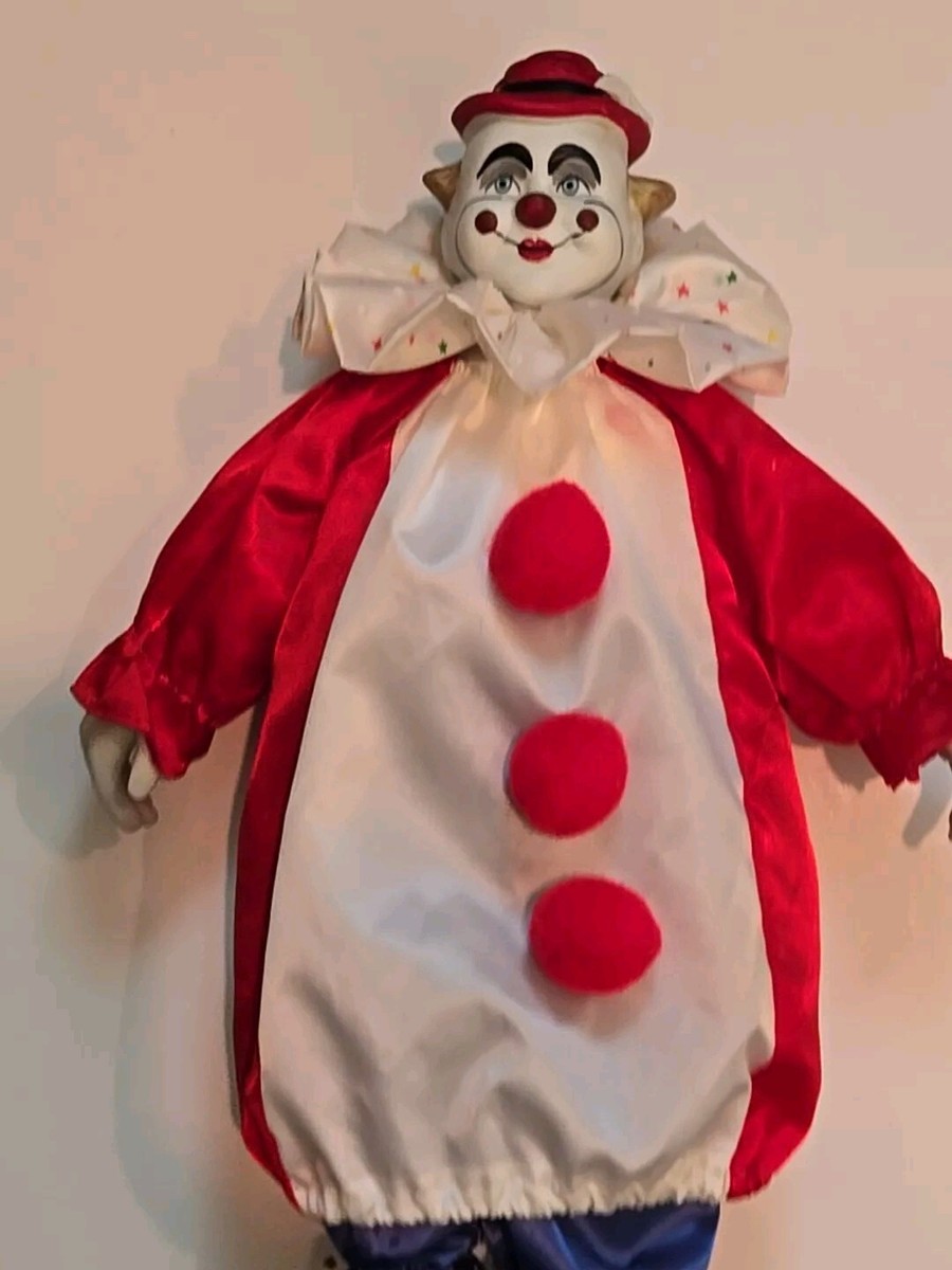 Vintage 1991 Circus Parade Clown Collection Porcelain Bisque