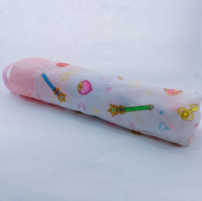 Sailor Moon × 3 Coins Collaboration Limited Folding Umbrella pink Neu