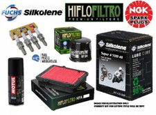 KAWASAKI ZRX1100 1996-2000 FULL SERVICE KIT SILKOLENE OIL FILTERS FREE LUBE
