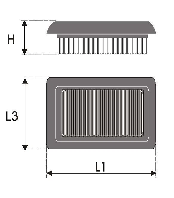 Filtro de aire de rendimiento para Opel Ascona C 1.8L (años 82>86) - Imagen 2 de 4