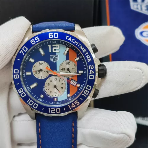 Tag Heuer Formula 1 Quartz Chronograph Gulf Men's Watch CAZ101N.FC8243 - Picture 3 of 11