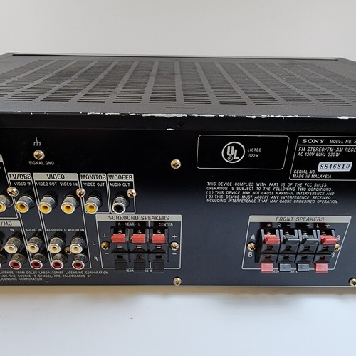 Sony STR-DE425 Receiver HiFi Stereo Vintage Home Audio 5.1 Channel Theater Radio - Picture 8 of 10