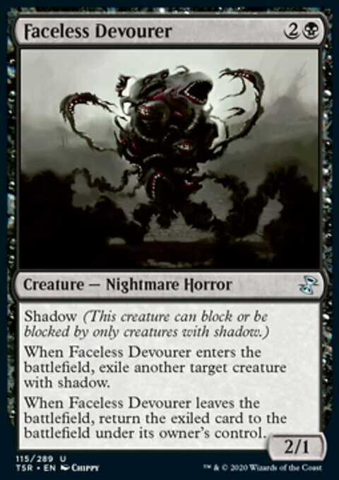 Magic the Gathering MTG Faceless Devourer (115) Time Spiral Remastered   LP