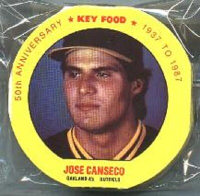 DISCS - 1987 MSA KEY FOODS DISC PANEL SET GWYNN, HENDERSON, RIPKEN Jr - #C4L