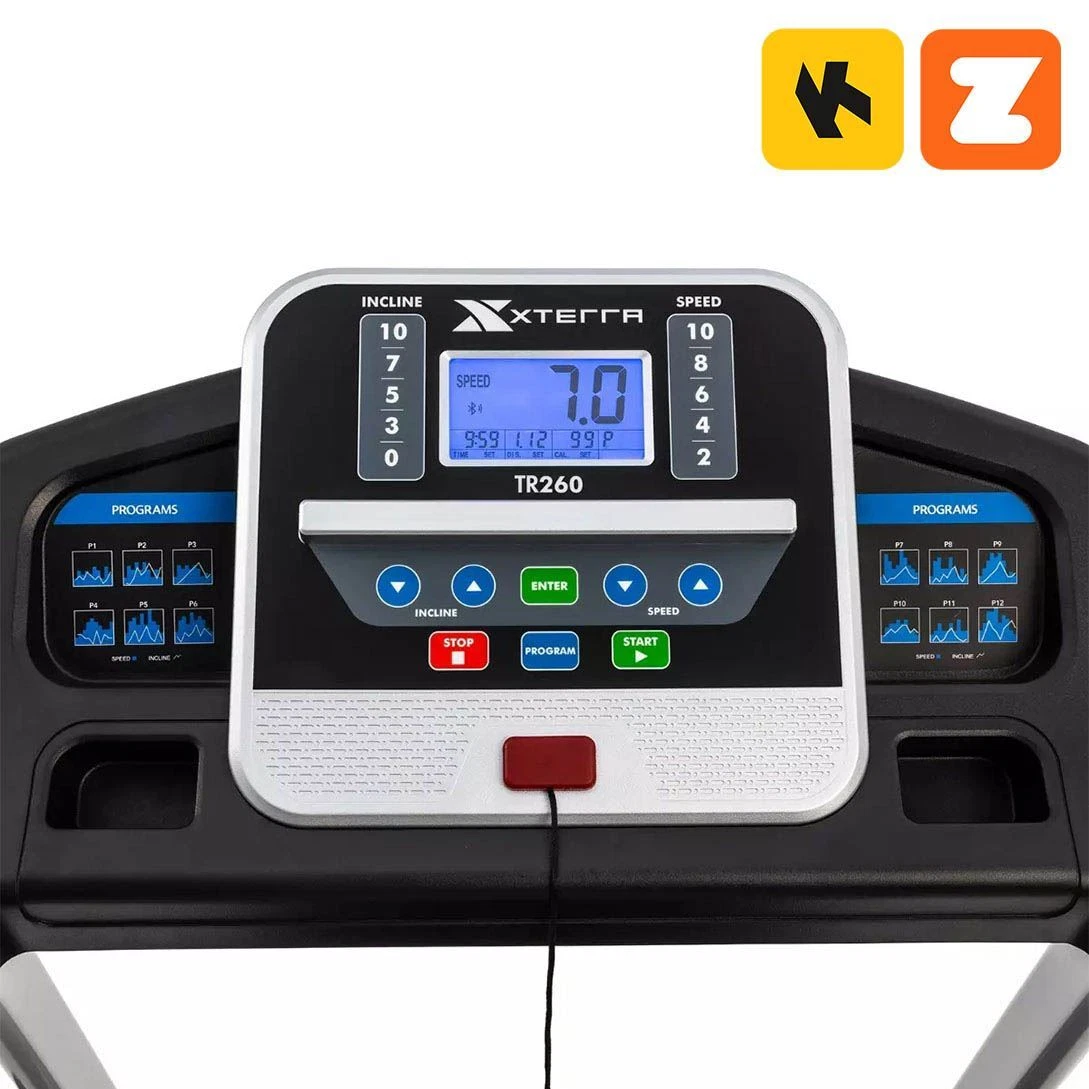 XTERRA TRX3500 Folding Motorized Treadmill With Bluetooth, 56 OFF