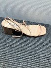 Steve Madden Shoes Womens Size 6.5 Beige Remmi Block Heel Sandals REMMI01S1 — photo 7