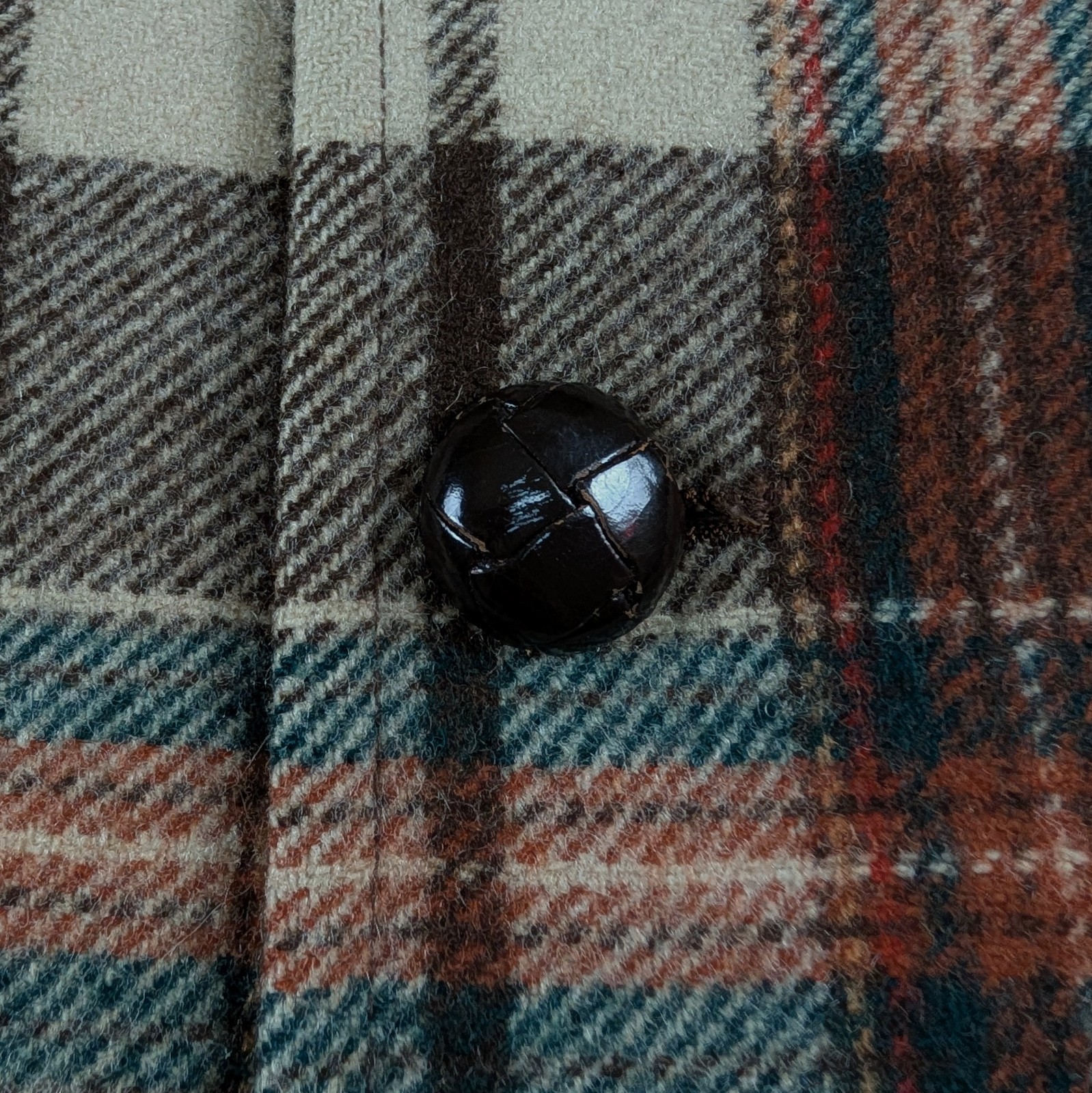 Vintage Pendleton Wool Large Jacket Coat Plaid Qu… - image 8