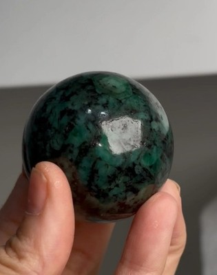 Rich Green Emerald Sphere   Brazil