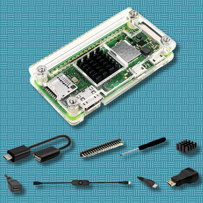 Raspberry Pi Zero 2 W Case Kit with Raspberry Pi Zero 2 W Case Power Supply