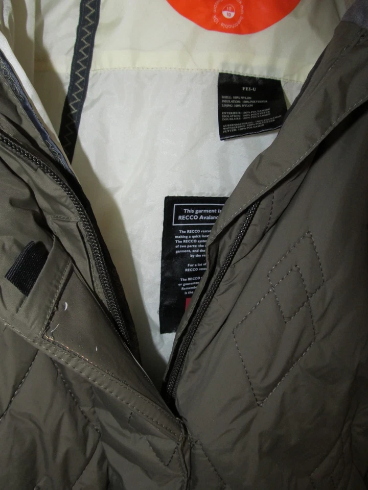 SESSIONS Women's RECCO Ridge Series Ski Quilt Jacket Snowboard Winter Size L - Image 3 of 4