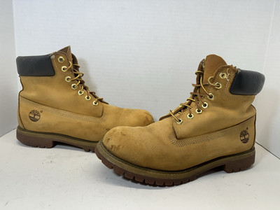 Timberland Boots Wheat Butter Nubuck 10 M Men display picture 1