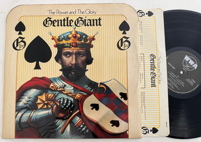 Gentle Giant LP ''The Power and the Glory'' WWA 010  Original Prog UK W/ Insert NM