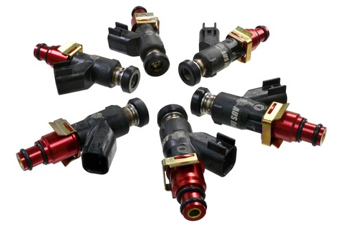 Set of 6 AUS Injectors 850 cc HIGH FLOW fit NISSAN Skyline RB20DET 89-94 [C6-S] - Afbeelding 1 van 6