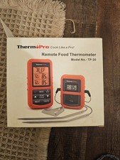 ThermoPro TP20 Wireless Cooking Food Remote Thermometer with Dual Probe - Orange