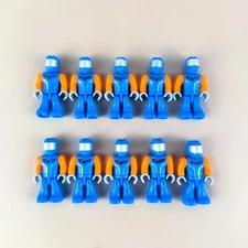 10Pcs Mega Construx Bloks Action Figure For  Hot Wheels Teams