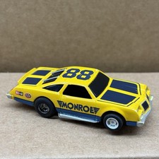 Vintage Tyco Slot Car HO Oldsmobile 88 Monroe 440x2 Yellow - untested