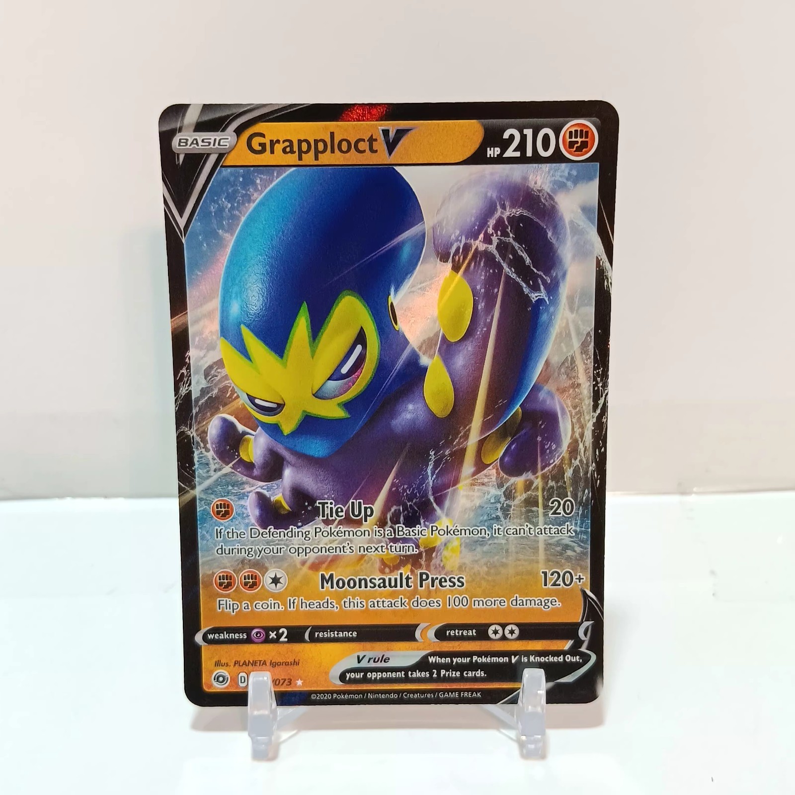 Pokémon Grapploct V 32/73 NM Champion's Path