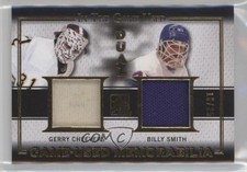 2016-17 Leaf ITG Used Gold 10/25 Gerry Cheevers Billy Smith #GD-07 HOF 1v3