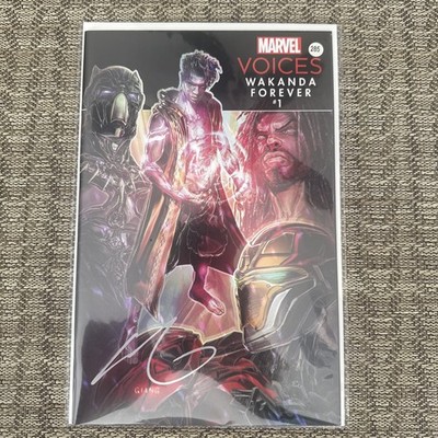 Marvel Voices: Wakanda Forever 1 Trade Variant Signed By John Giang