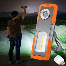 Rechargeable LED Work Light Car Mechanic Work Shop Inspection Lamp Hand Torch