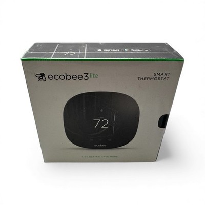 ecobee3 lite Smart Thermostat - Black (EB-STATE3LT-02) NEW SEALED Free Shipping