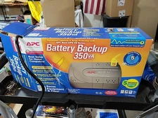 New APC BE350U Back-UPS ES 350 Battery Backup Surge Protector